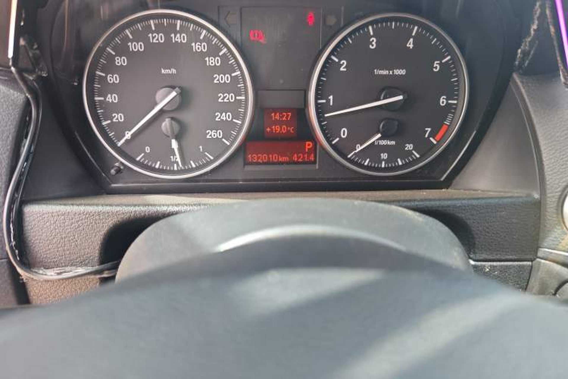 Used BMW X1 2014 sDrive18i Leading Model Odometer Close Up