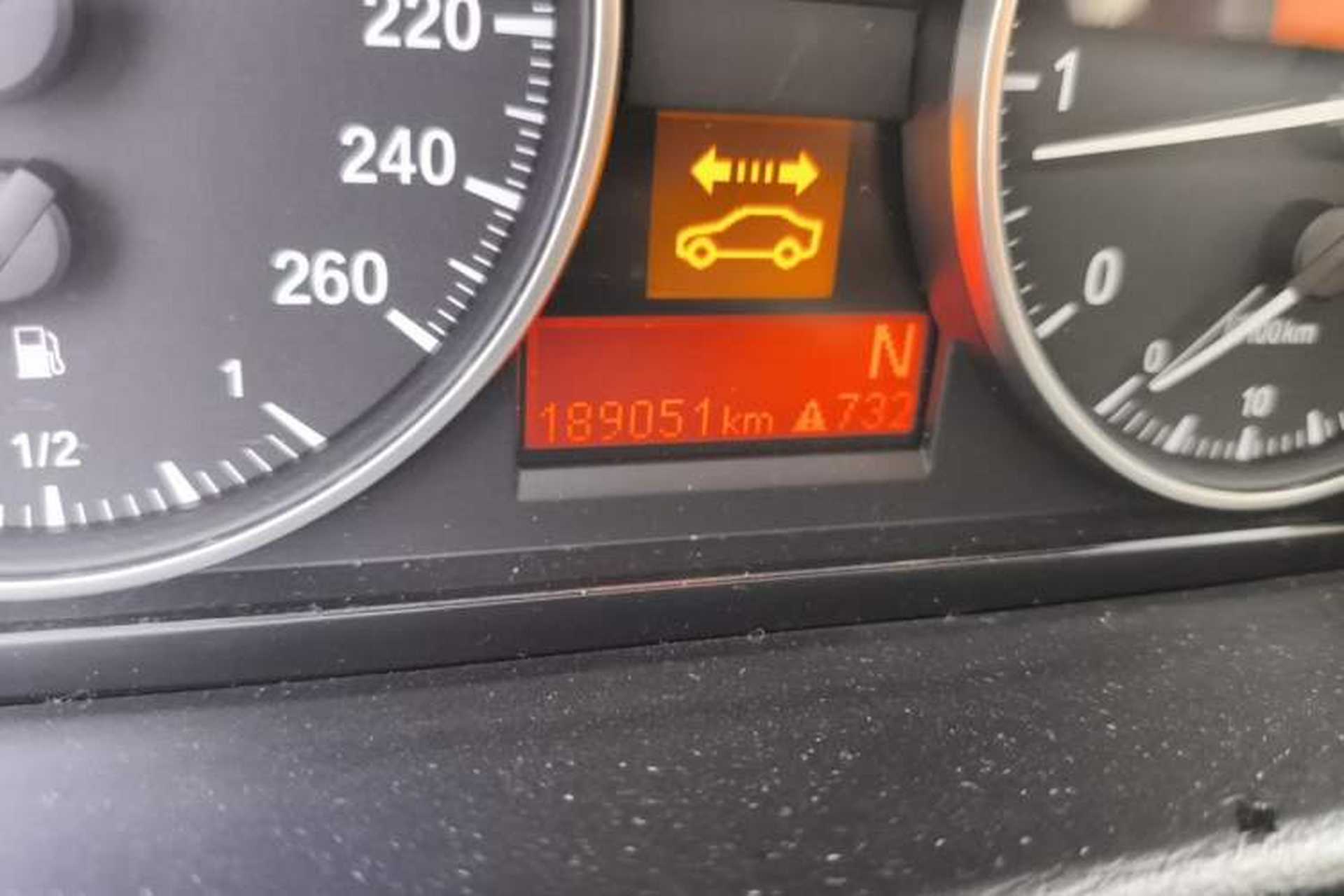 Used BMW X1 2014 sDrive18i Fashion Model Odometer Close Up