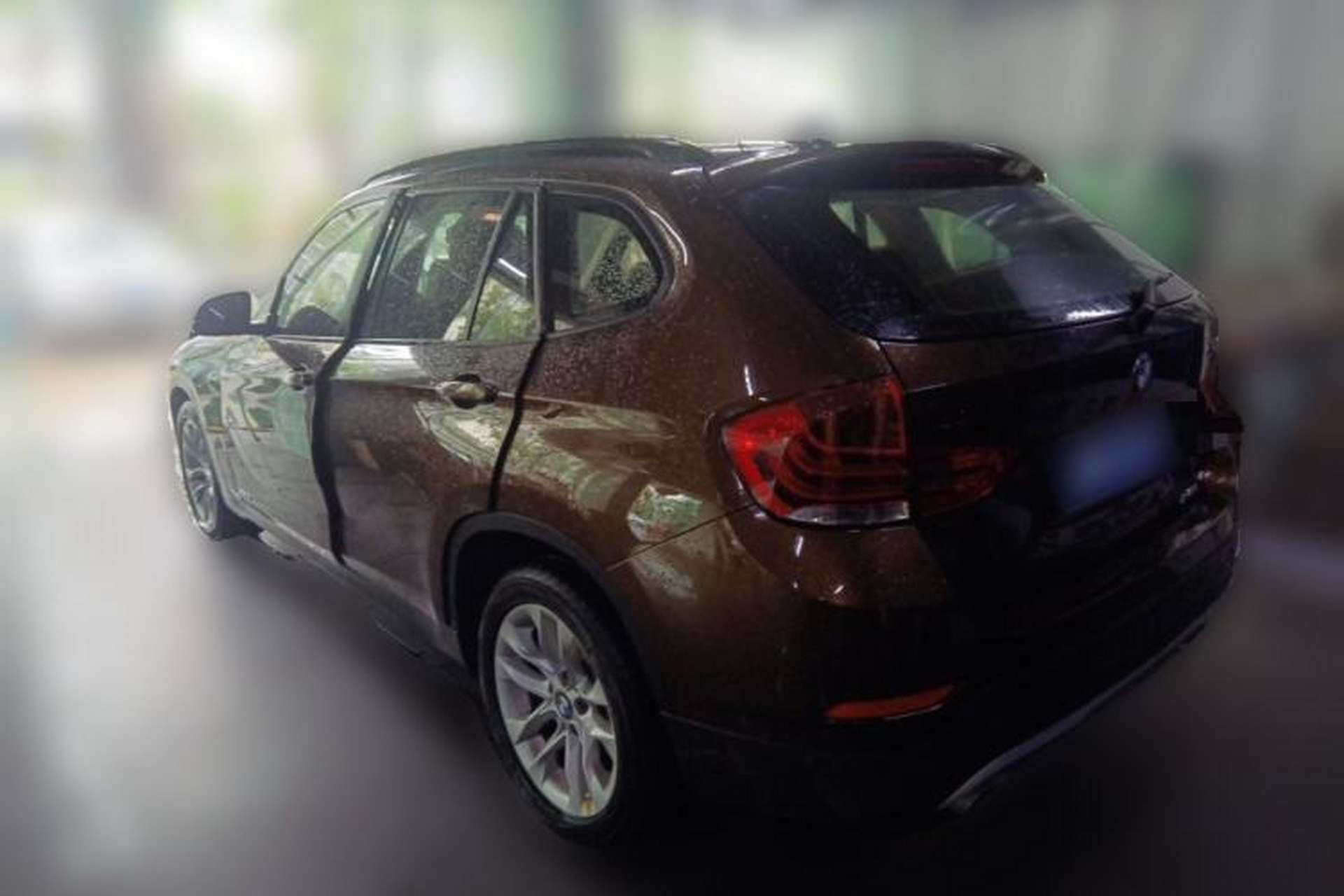 Used BMW X1 2014 sDrive18i Leading Model Rear Left 45 Deg