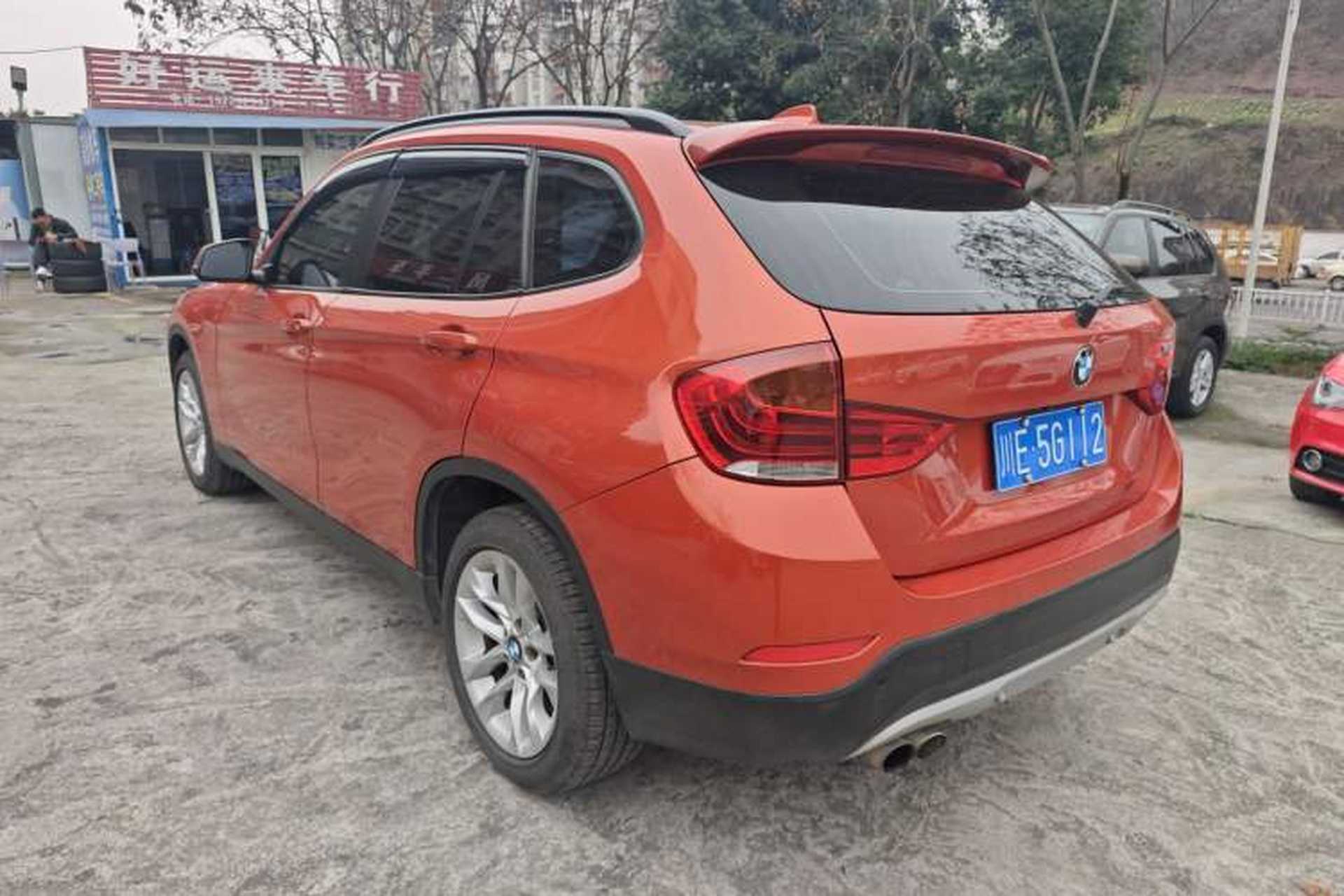 Used BMW X1 2014 sDrive18i Leading Model Rear Left 45 Deg