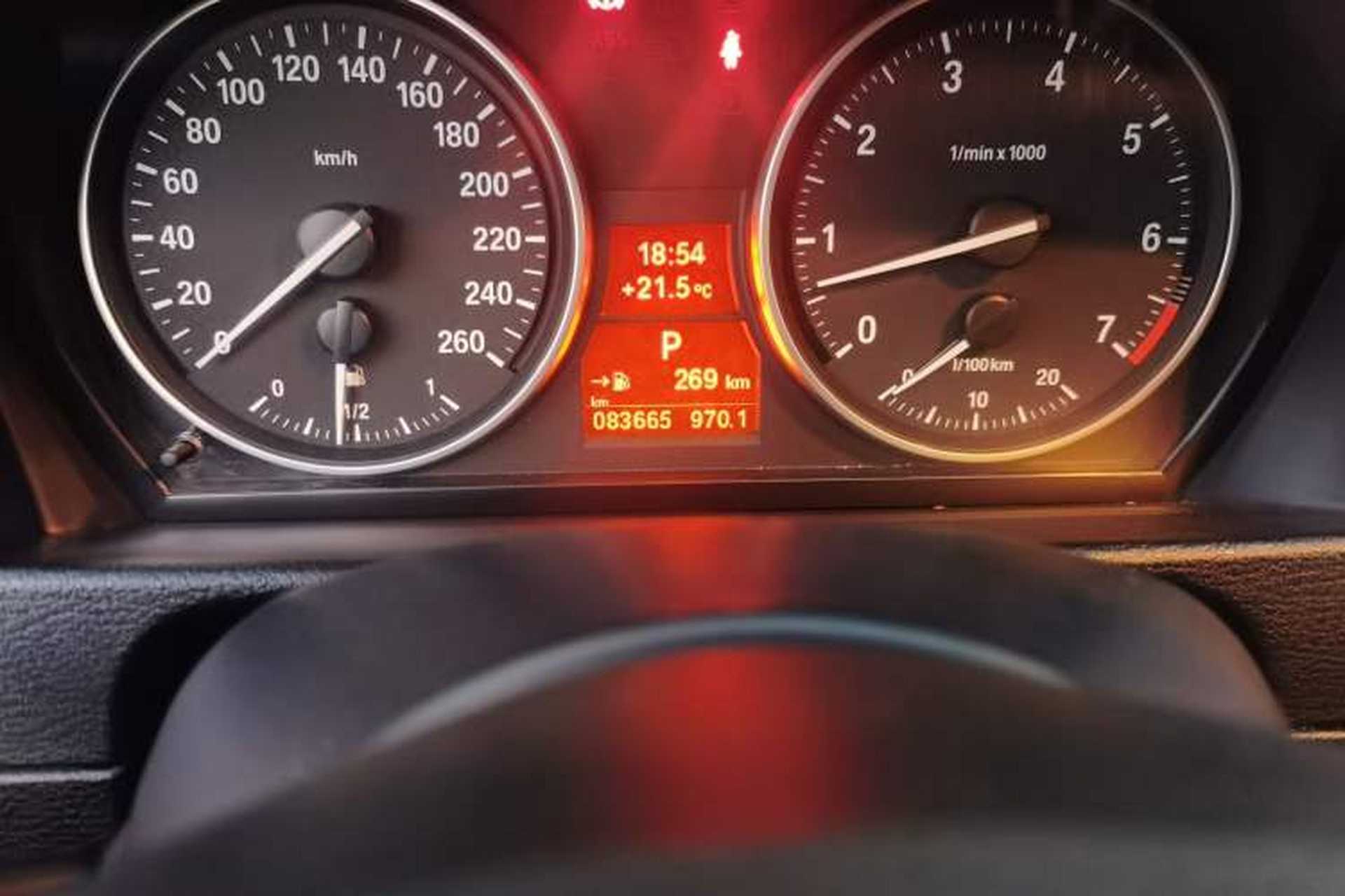 Used BMW X1 2014 xDrive20i X Design Package Odometer Close Up