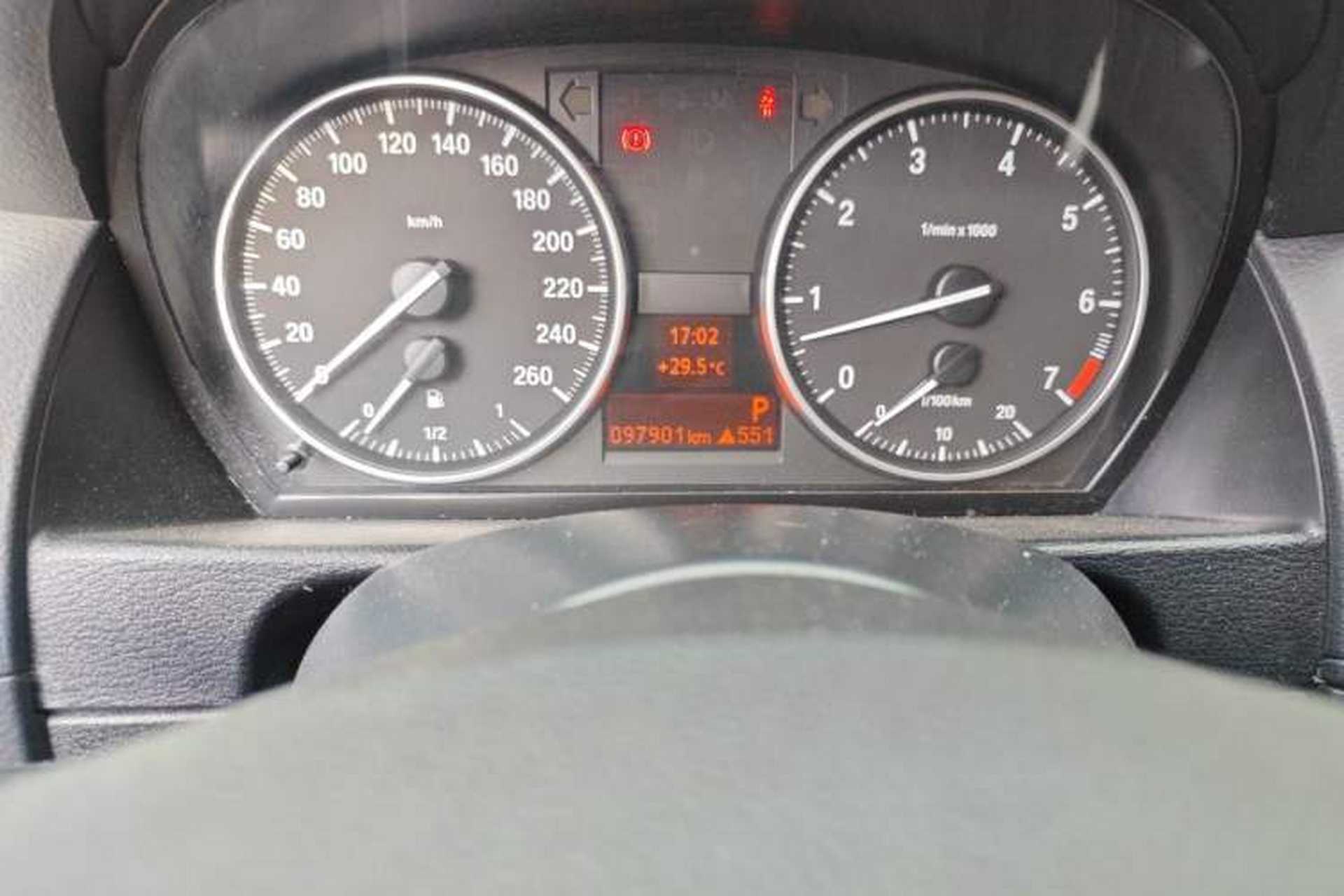Used BMW X1 2014 sDrive18i Fashion Model Odometer Close Up