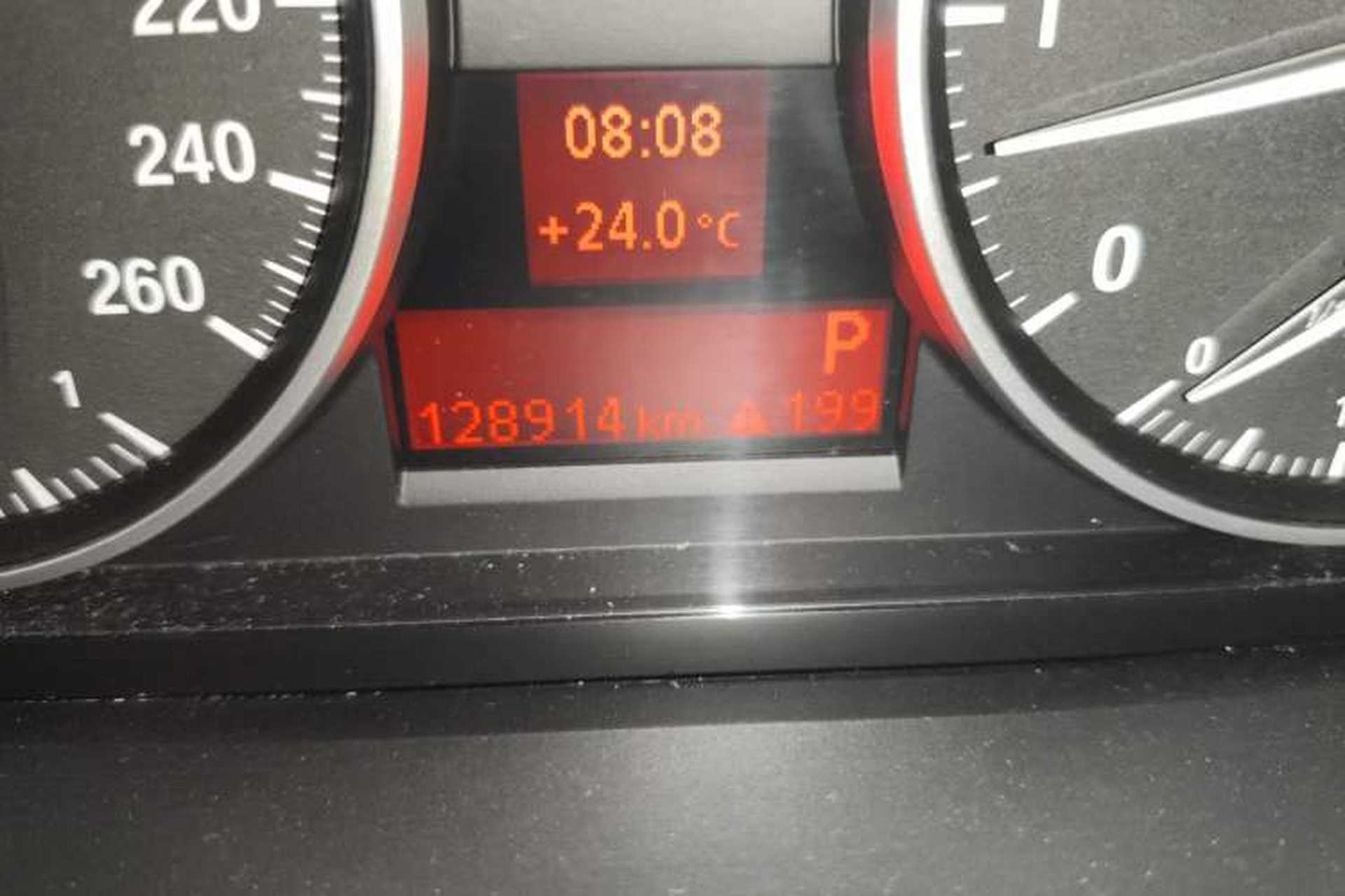 Used BMW X1 2014 sDrive18i Fashion Model Odometer Close Up