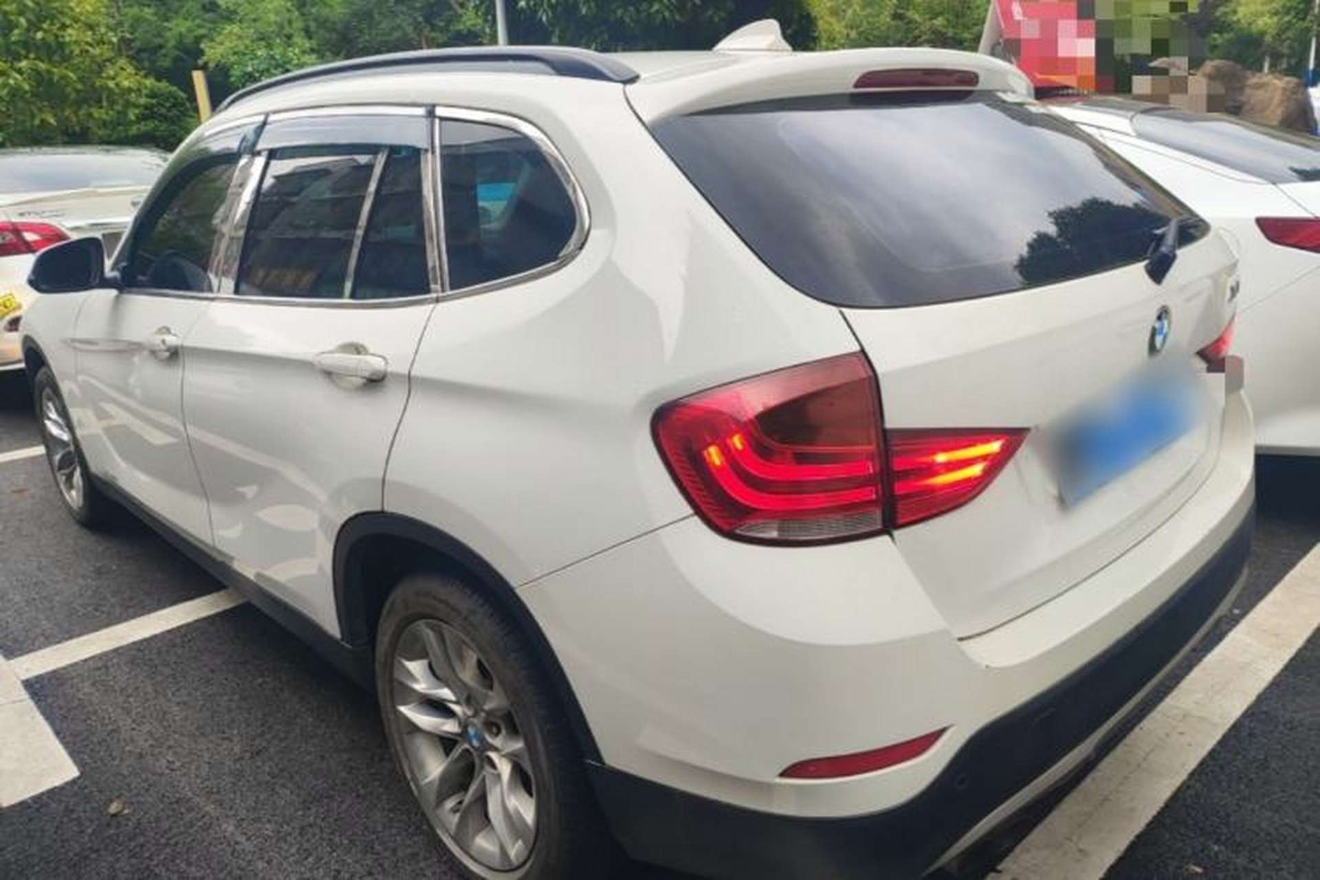 Used BMW X1 2014 sDrive18i Leading Model Rear Left 45 Deg