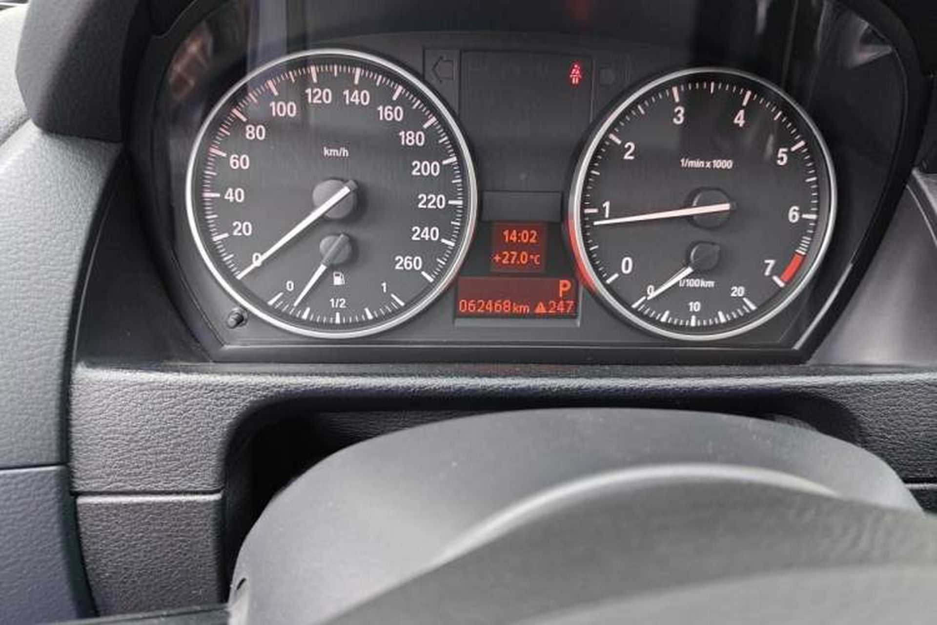 Used BMW X1 2015 sDrive18i Leading Edition Odometer Close Up