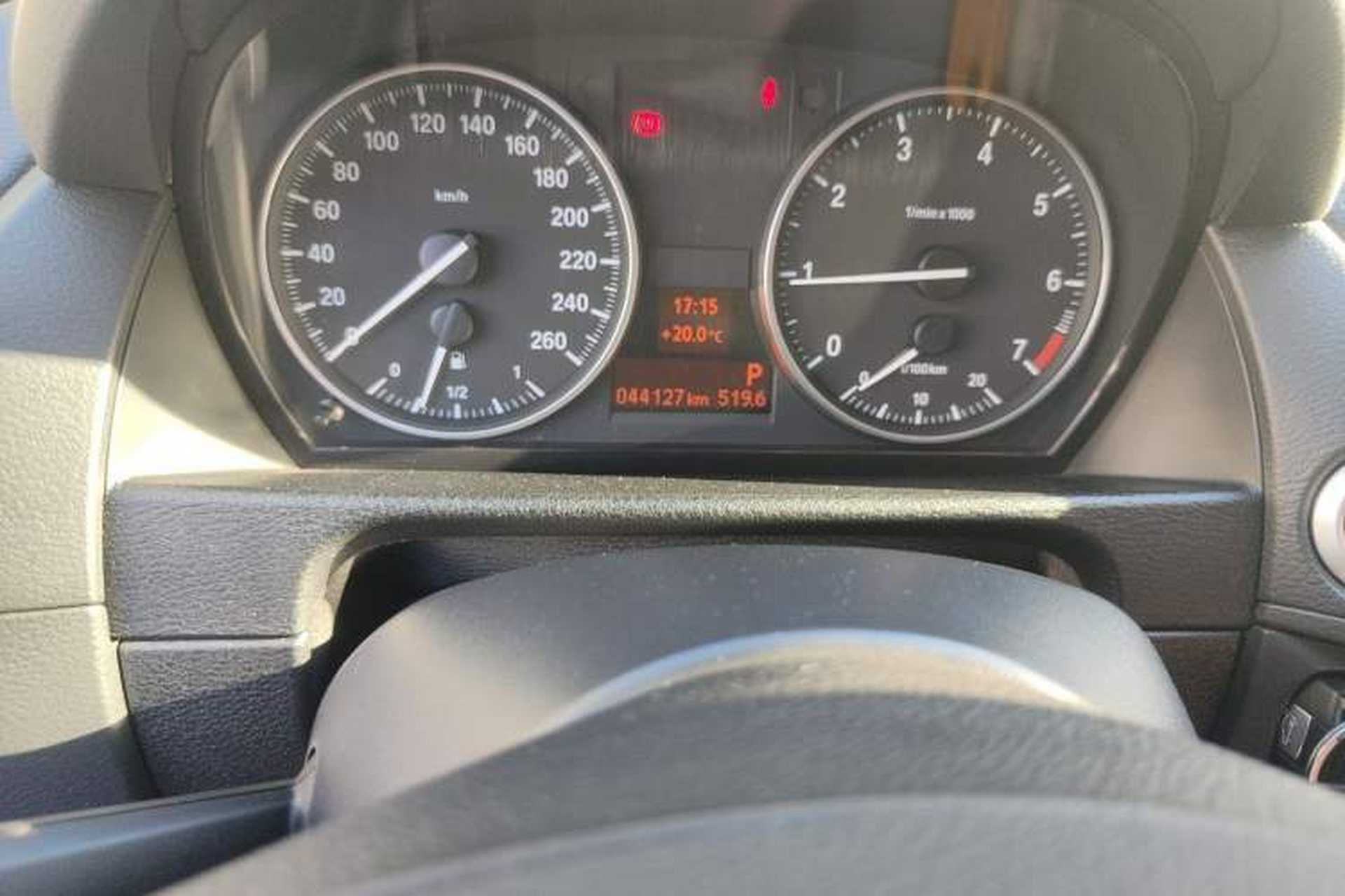 Used BMW X1 2015 sDrive18i Leading Edition Odometer Close Up