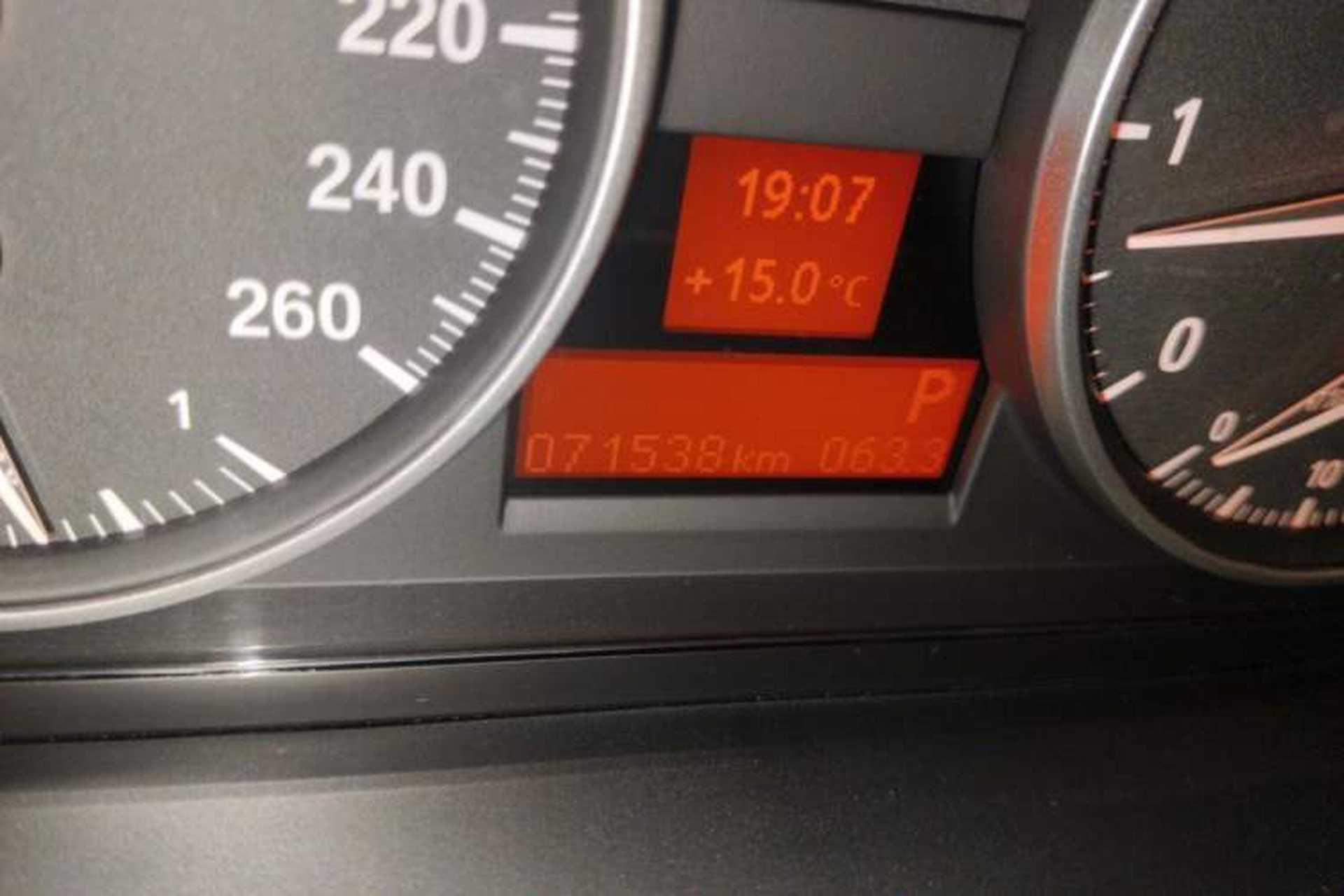 Used BMW X1 2015 sDrive18i Leading Edition Odometer Close Up