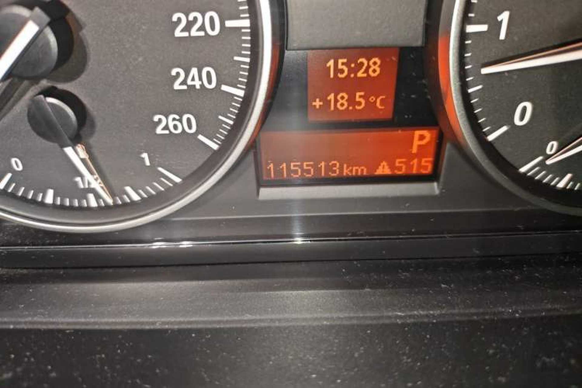 Used BMW X1 2015 sDrive18i Leading Edition Odometer Close Up