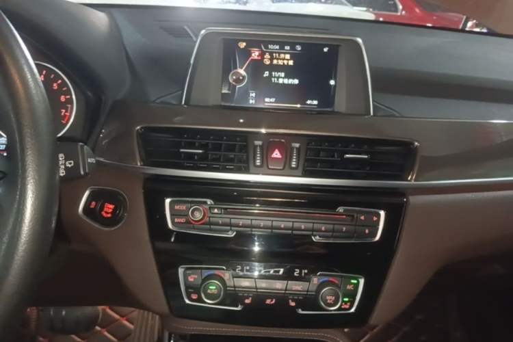 Used BMW X1 2016 sDrive20Li Luxury Model Audio And AC Panel