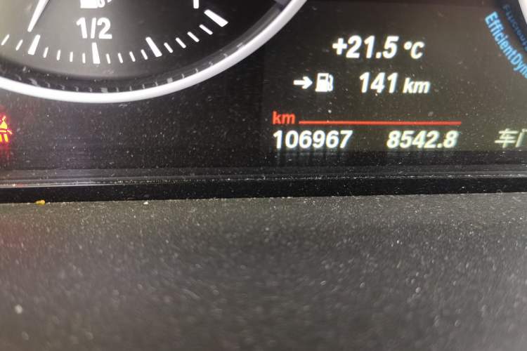 Used BMW X1 2016 xDrive25Li Luxury Model Odometer Close Up