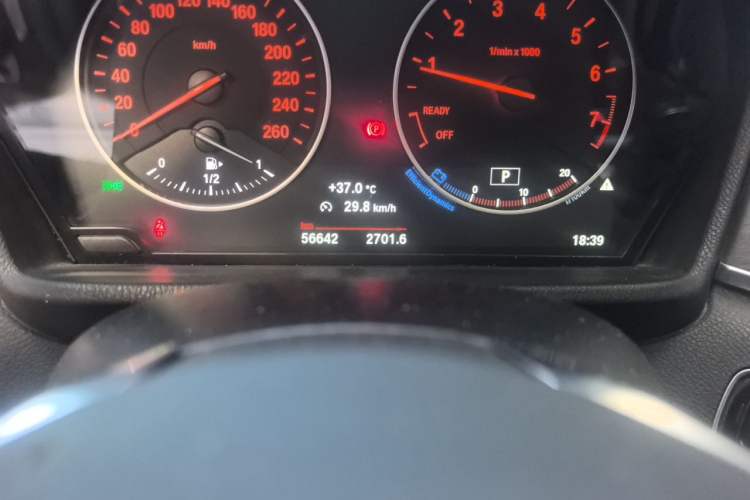 Used BMW X1 2016 xDrive25Li Luxury Model Odometer Close Up