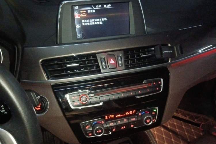 Used BMW X1 2016 sDrive20Li Luxury Model Audio And AC Panel