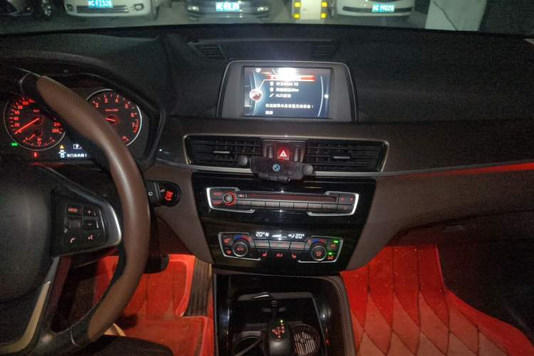 Used BMW X1 2016 sDrive18Li Luxury Model Audio And AC Panel