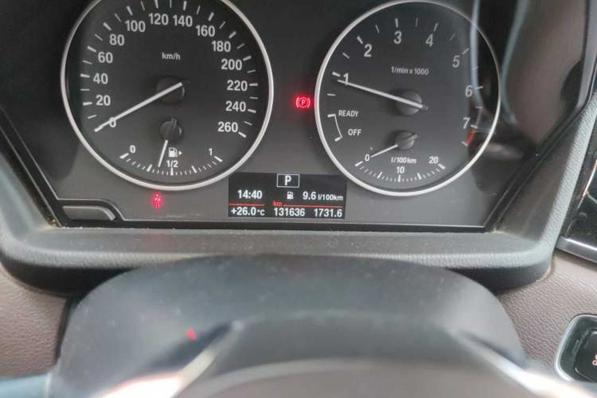 Used BMW X1 2016 sDrive20Li Luxury Model Odometer Close Up