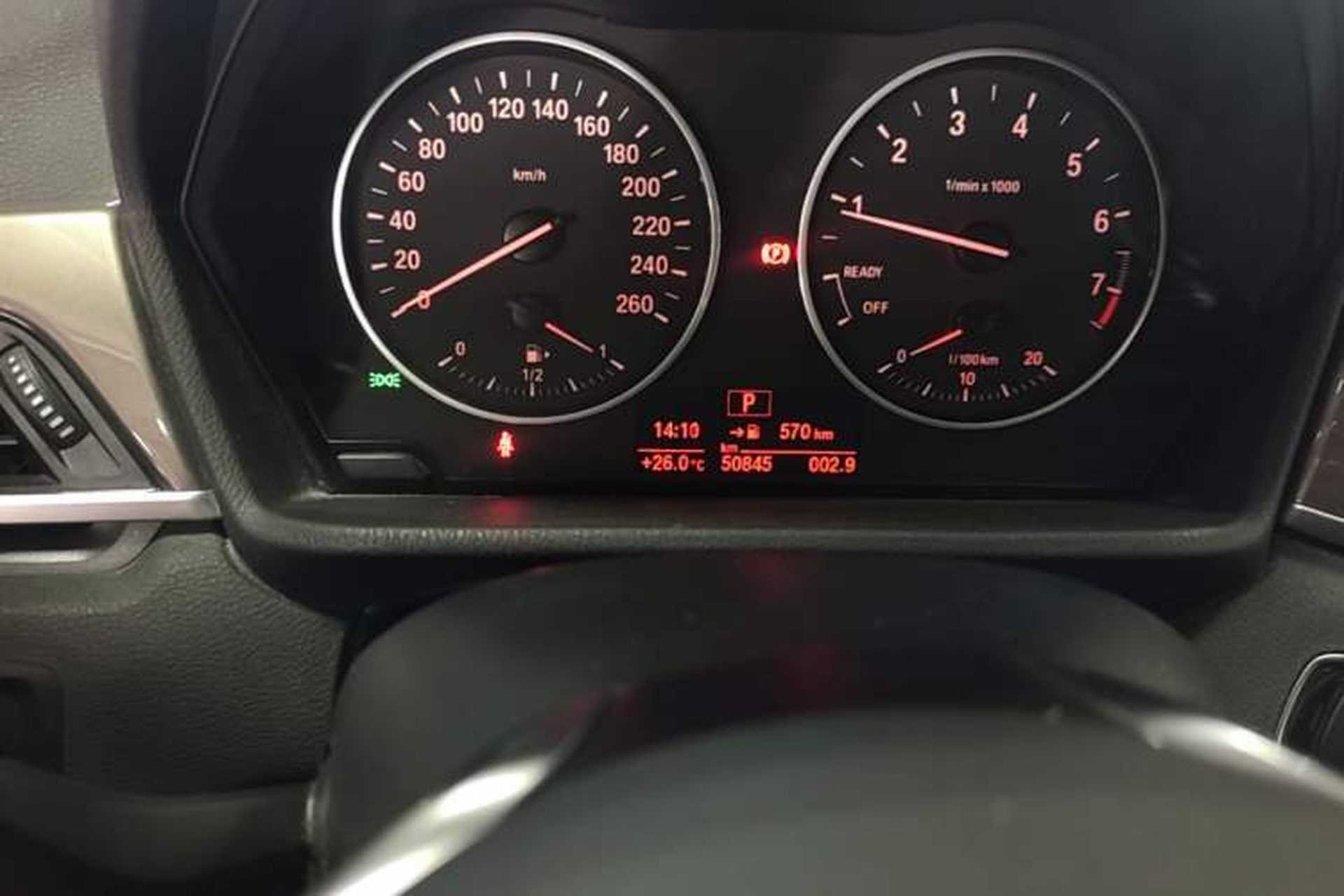 Used BMW X1 2016 sDrive20Li Luxury Model Odometer Close Up