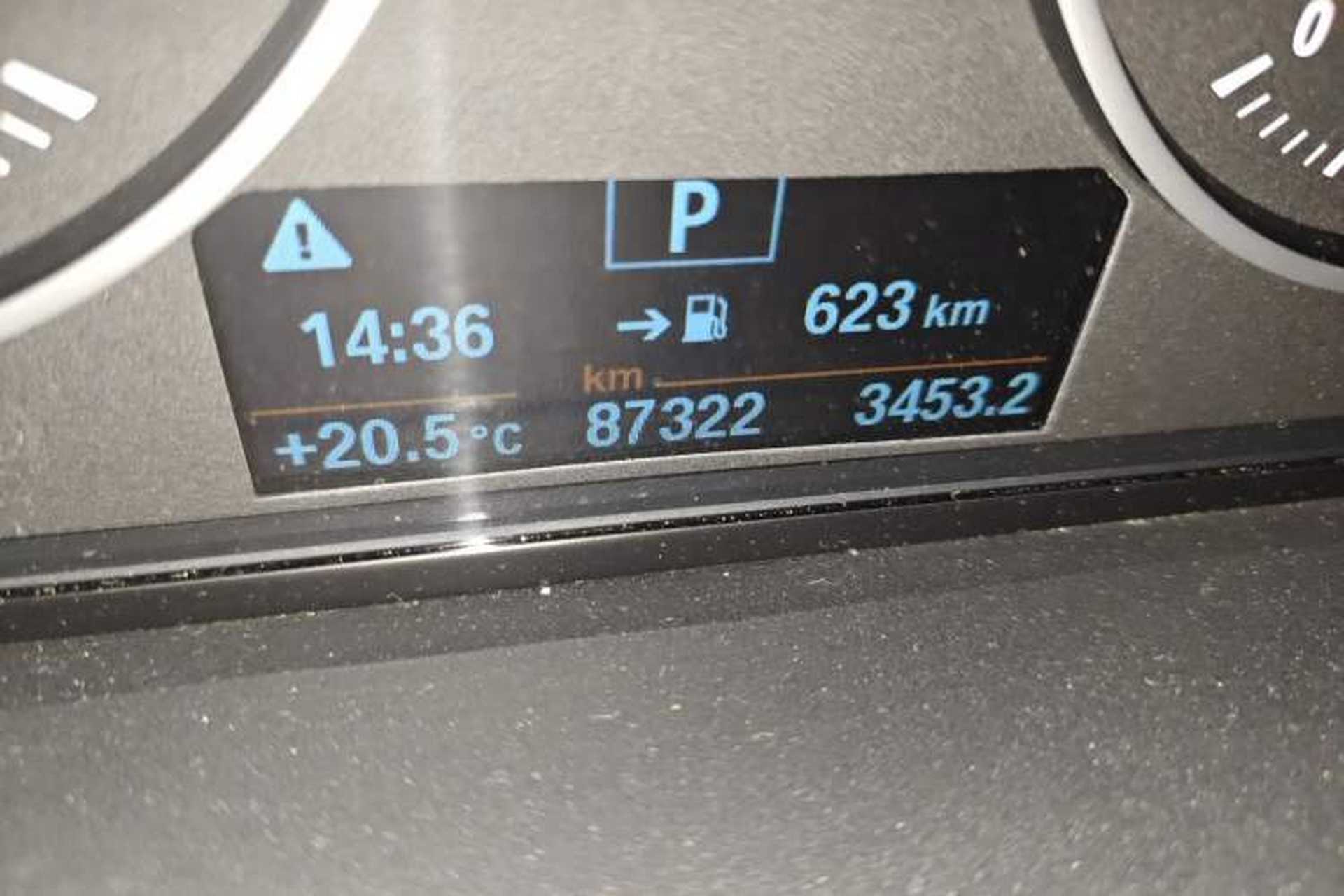 Used BMW X1 2016 sDrive20Li Luxury Model Odometer Close Up