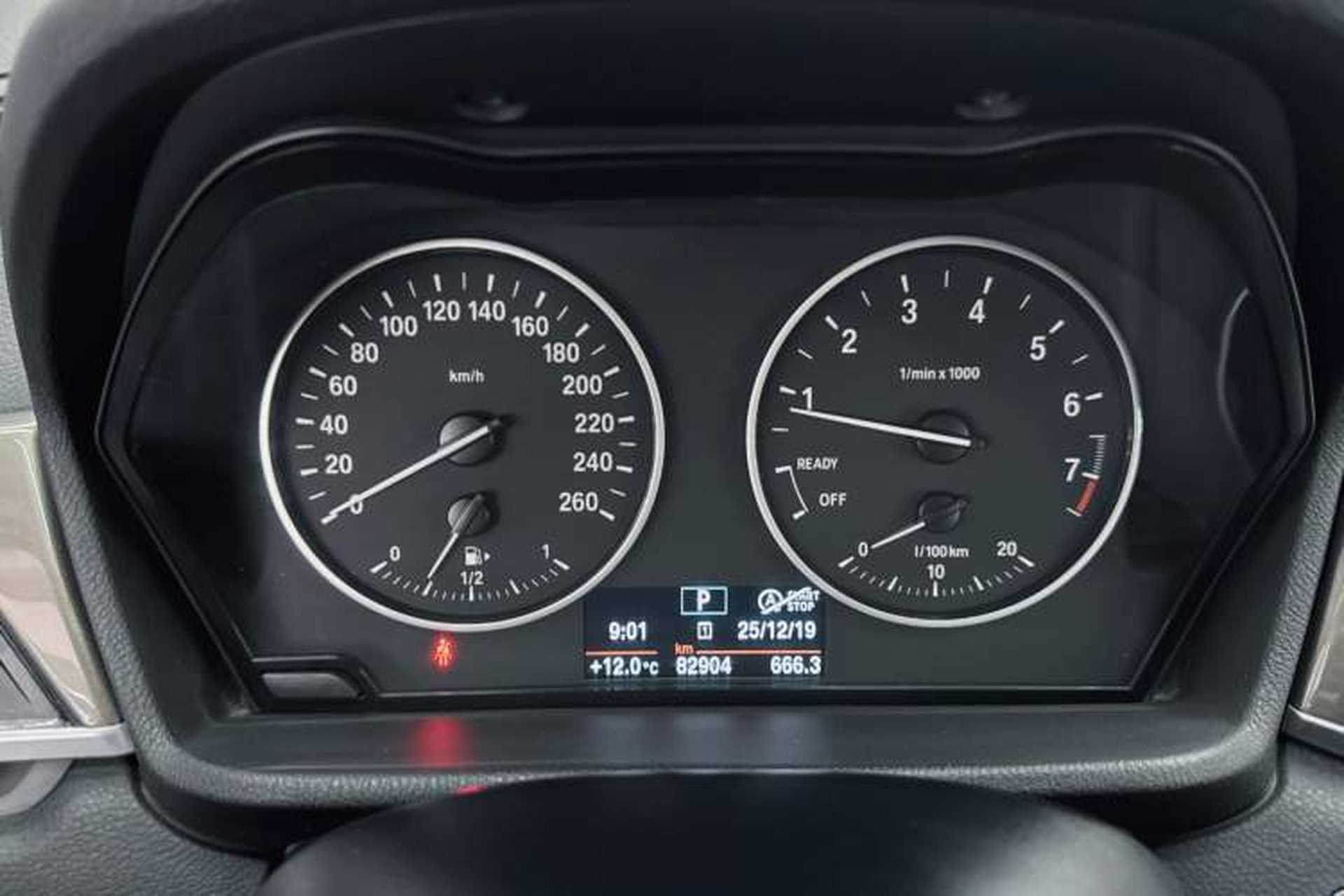 Used BMW X1 2016 sDrive20Li Luxury Model Odometer Close Up