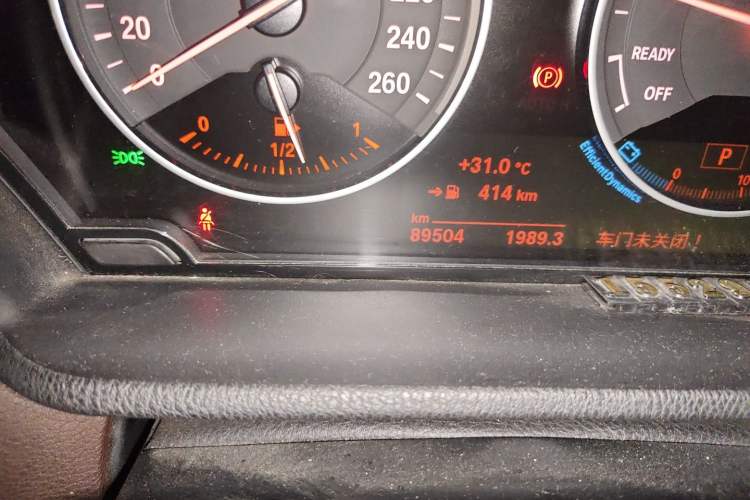 Used BMW X1 2016 xDrive25Li Luxury Model Odometer Close Up