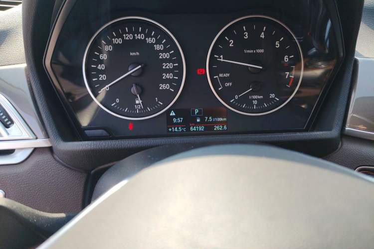 Used BMW X1 2018 sDrive18Li Luxury Model Odometer Close Up