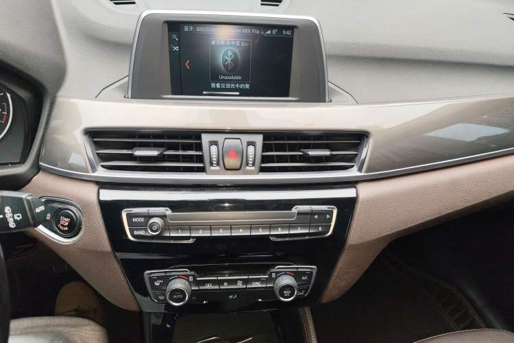 Used BMW X1 2018 sDrive18Li Luxury Model Audio And AC Panel