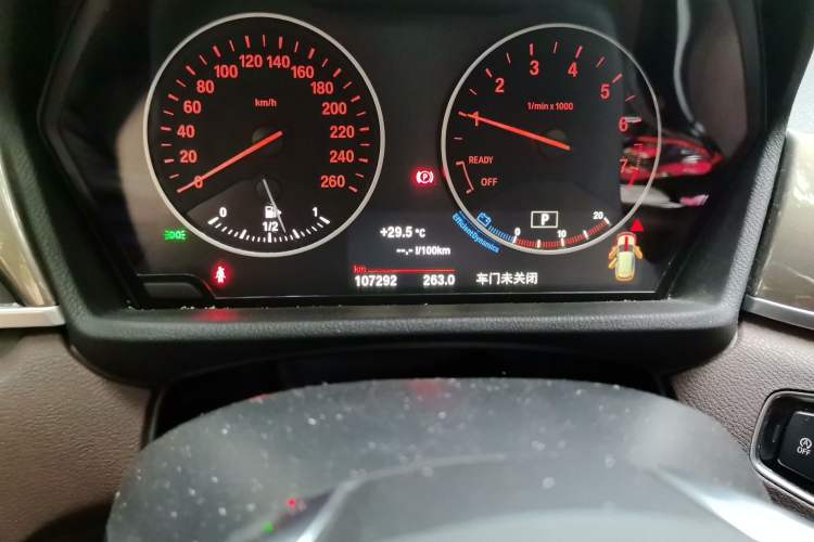 Used BMW X1 2018 xDrive20Li Luxury Model Odometer Close Up