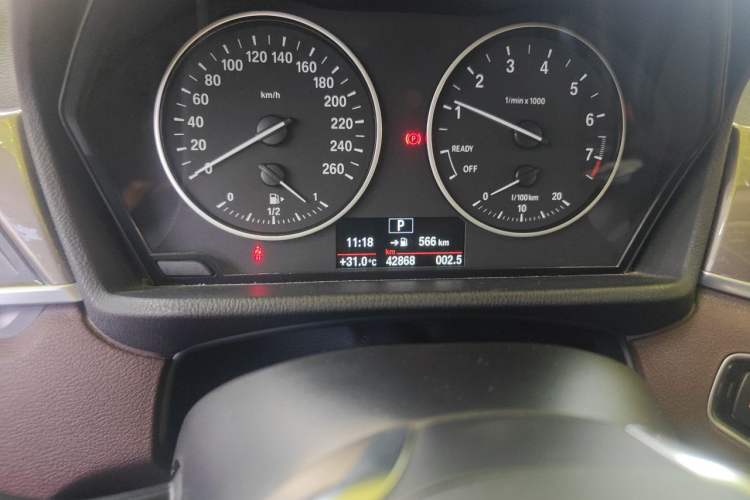 Used BMW X1 2018 sDrive18Li Luxury Model Odometer Close Up