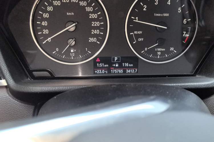 Used BMW X1 2018 sDrive18Li Luxury Model Odometer Close Up