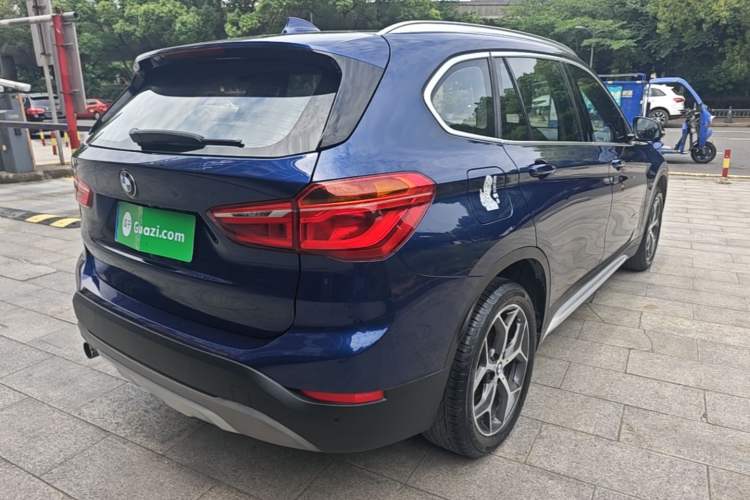 Used BMW X1 2018 sDrive18Li Luxury Model Rear Right 45 Deg