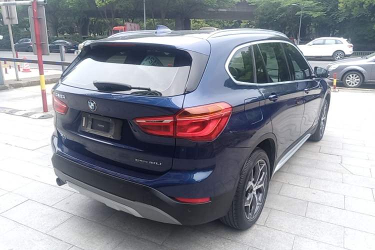 Used BMW X1 2018 sDrive18Li Luxury Model Rear Right 45 Deg