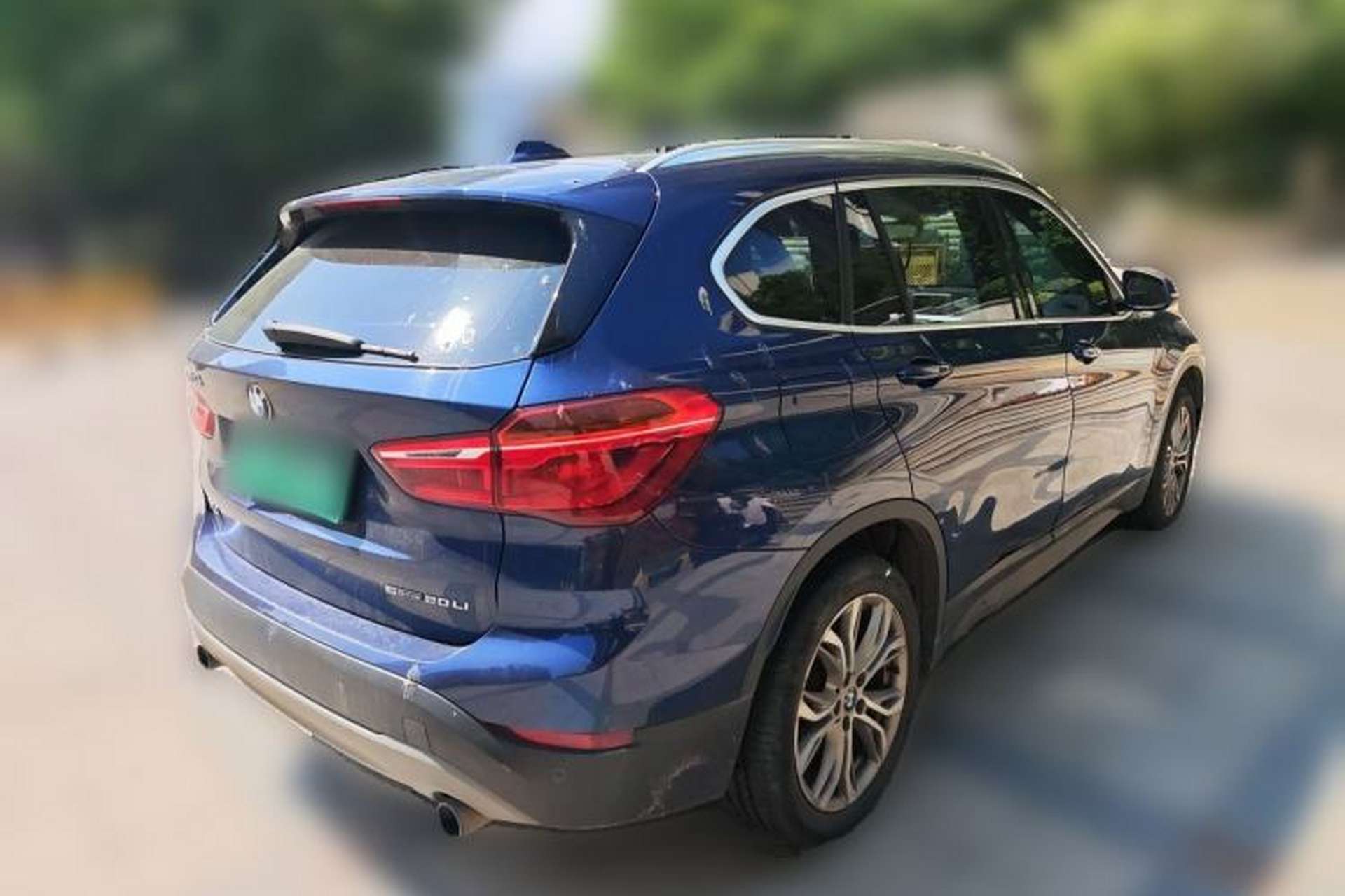 Used BMW X1 2018 sDrive20Li Leading Model Rear Right 45 Deg