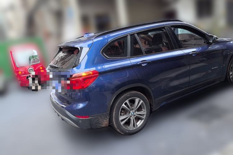 Used BMW X1 2018 sDrive18Li Luxury Model Rear Right 45 Deg