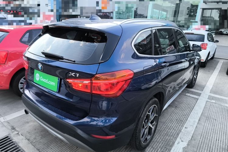 Used BMW X1 2018 sDrive18Li Luxury Model Rear Right 45 Deg