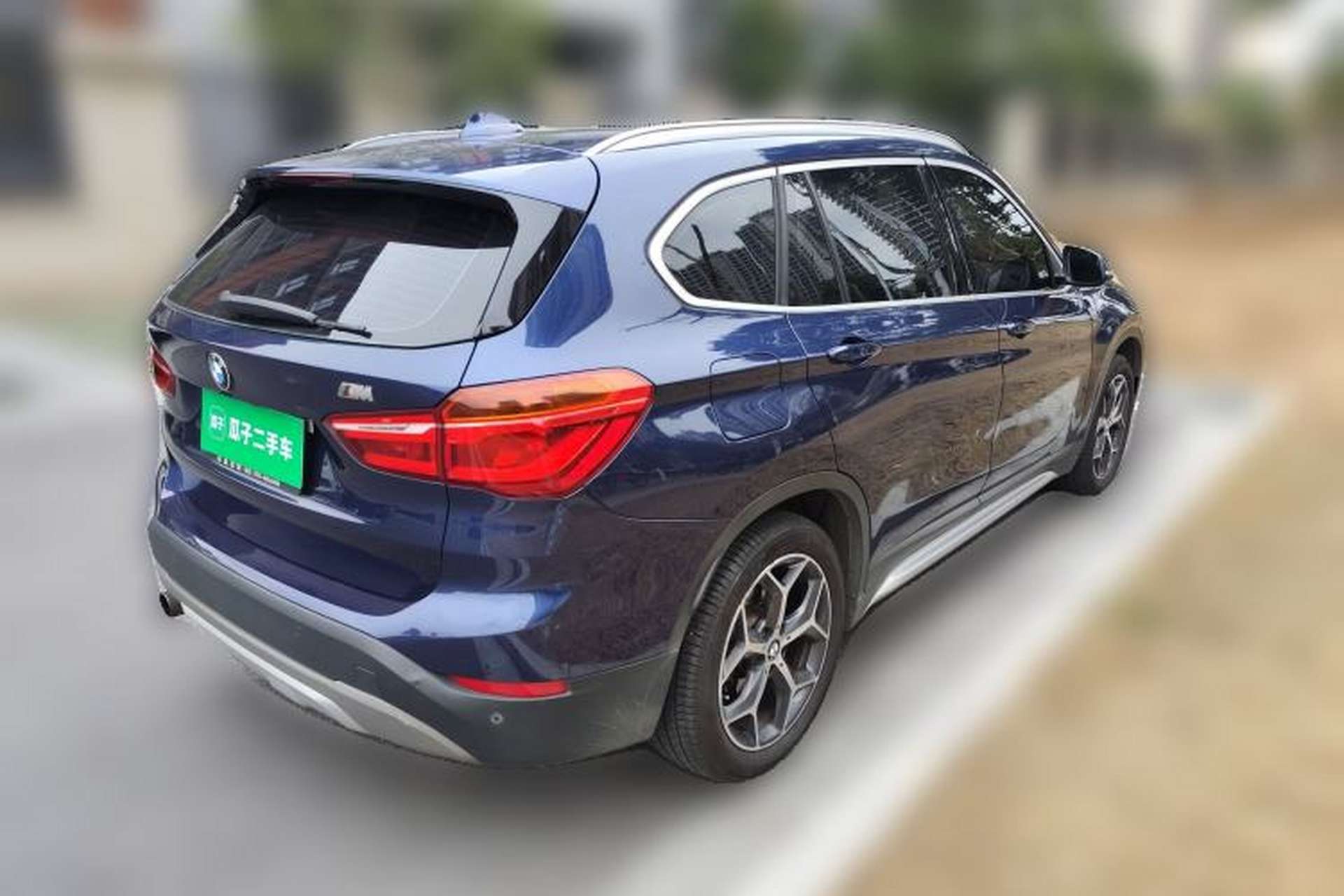 Used BMW X1 2018 sDrive18Li Luxury Model Rear Right 45 Deg