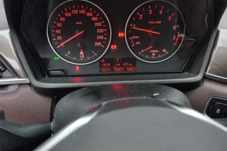 Used BMW X1 2018 xDrive20Li Luxury Edition Odometer Close Up