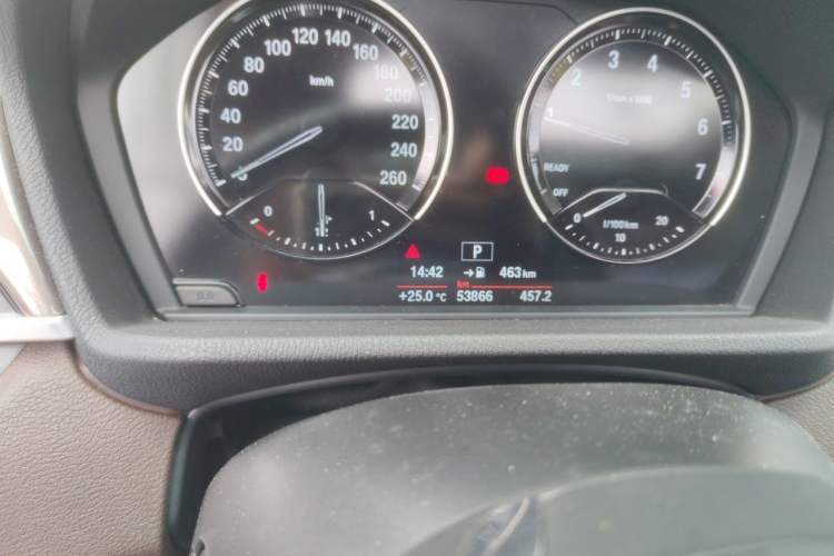 Used BMW X1 2018 sDrive18Li Luxury Model Odometer Close Up