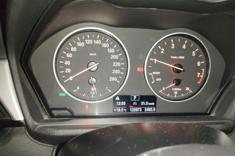 Used BMW X1 2018 sDrive20Li Leading Model Odometer Close Up