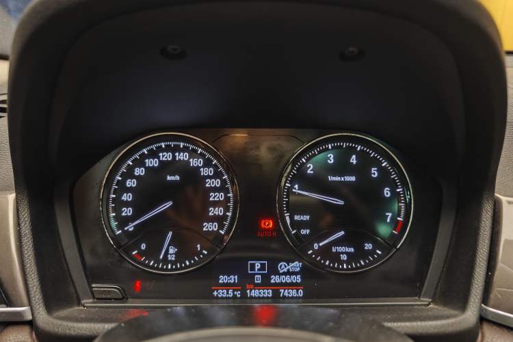 Used BMW X1 2018 sDrive18Li Luxury Model Odometer Close Up