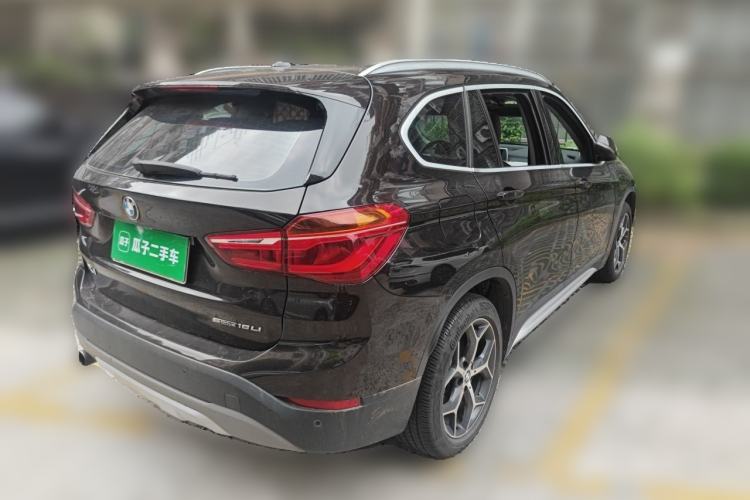 Used BMW X1 2018 sDrive18Li Luxury Model Rear Right 45 Deg