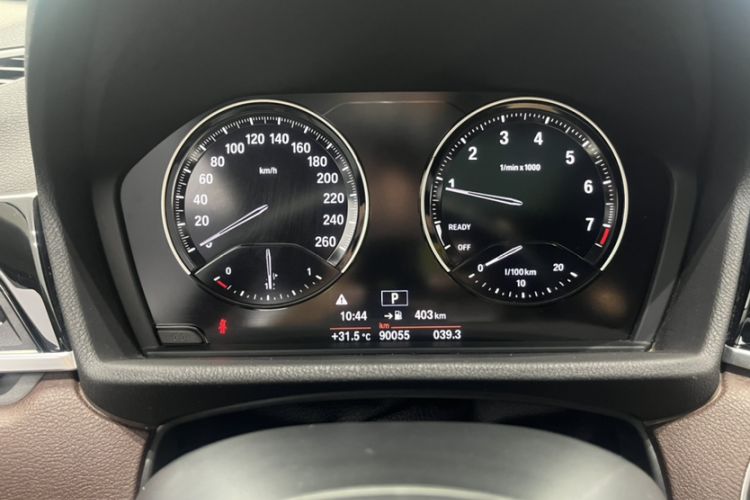 Used BMW X1 2018 sDrive18Li Luxury Model Odometer Close Up