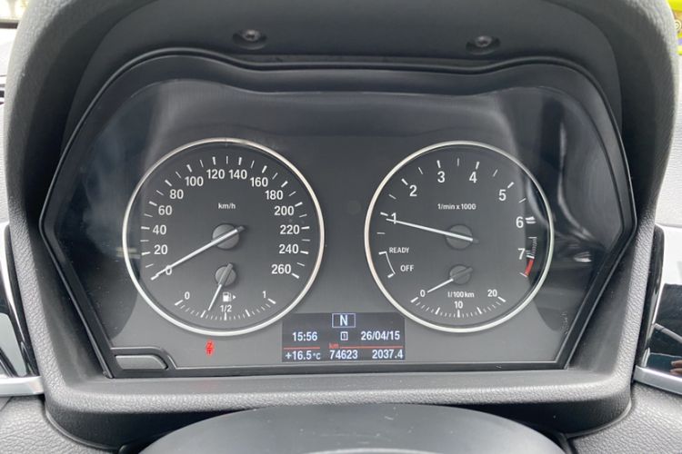 Used BMW X1 2018 sDrive18Li Luxury Model Odometer Close Up