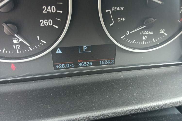 Used BMW X1 2018 sDrive20Li Leading Model Odometer Close Up