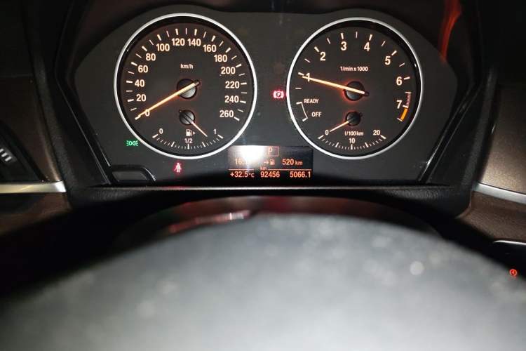 Used BMW X1 2018 sDrive18Li Luxury Model Odometer Close Up