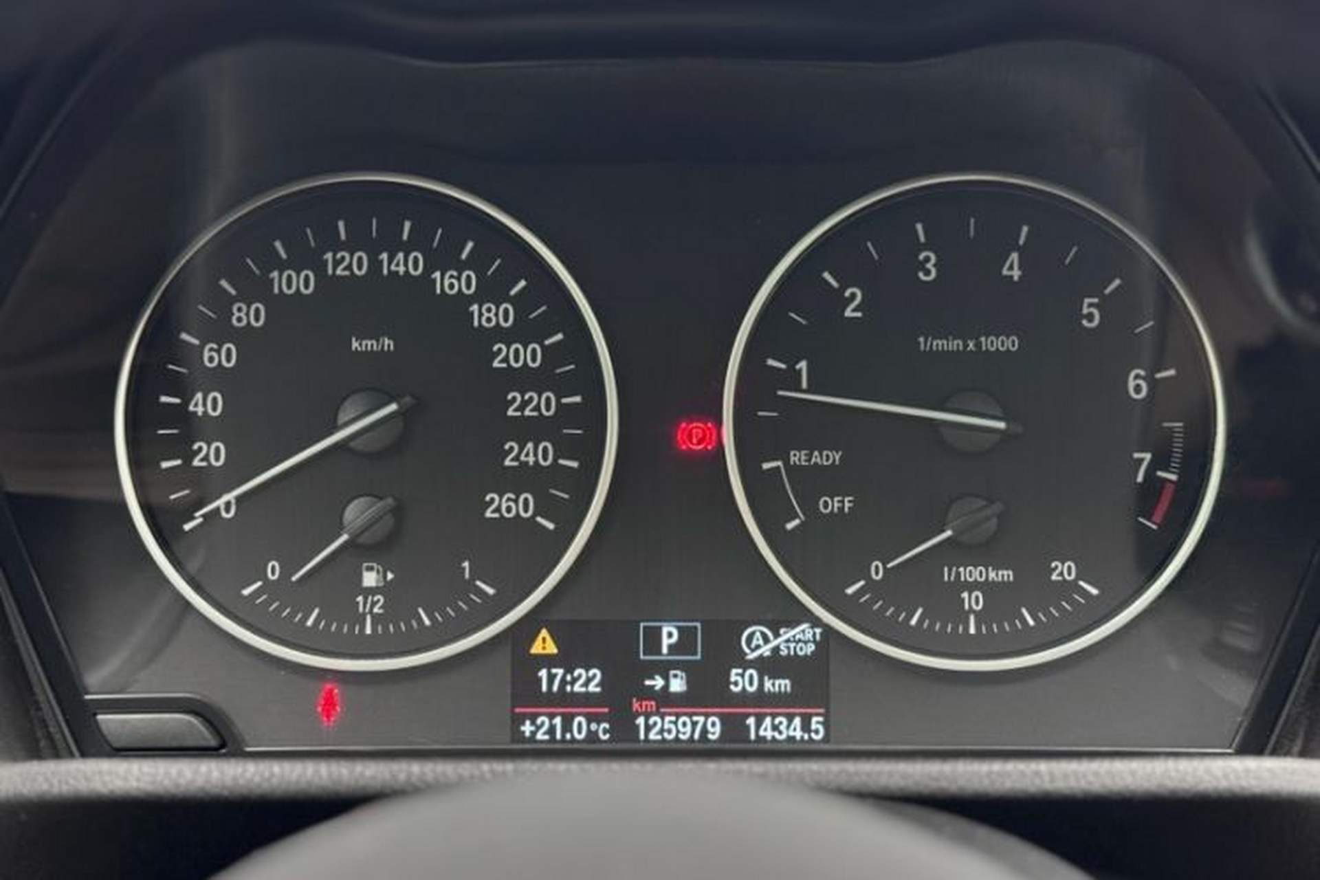 Used BMW X1 2018 xDrive20Li Luxury Edition Odometer Close Up
