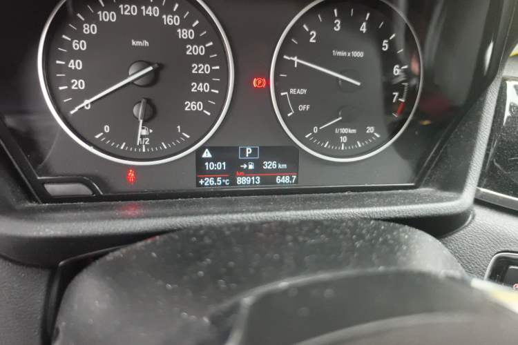 Used BMW X1 2018 sDrive18Li Luxury Model Odometer Close Up