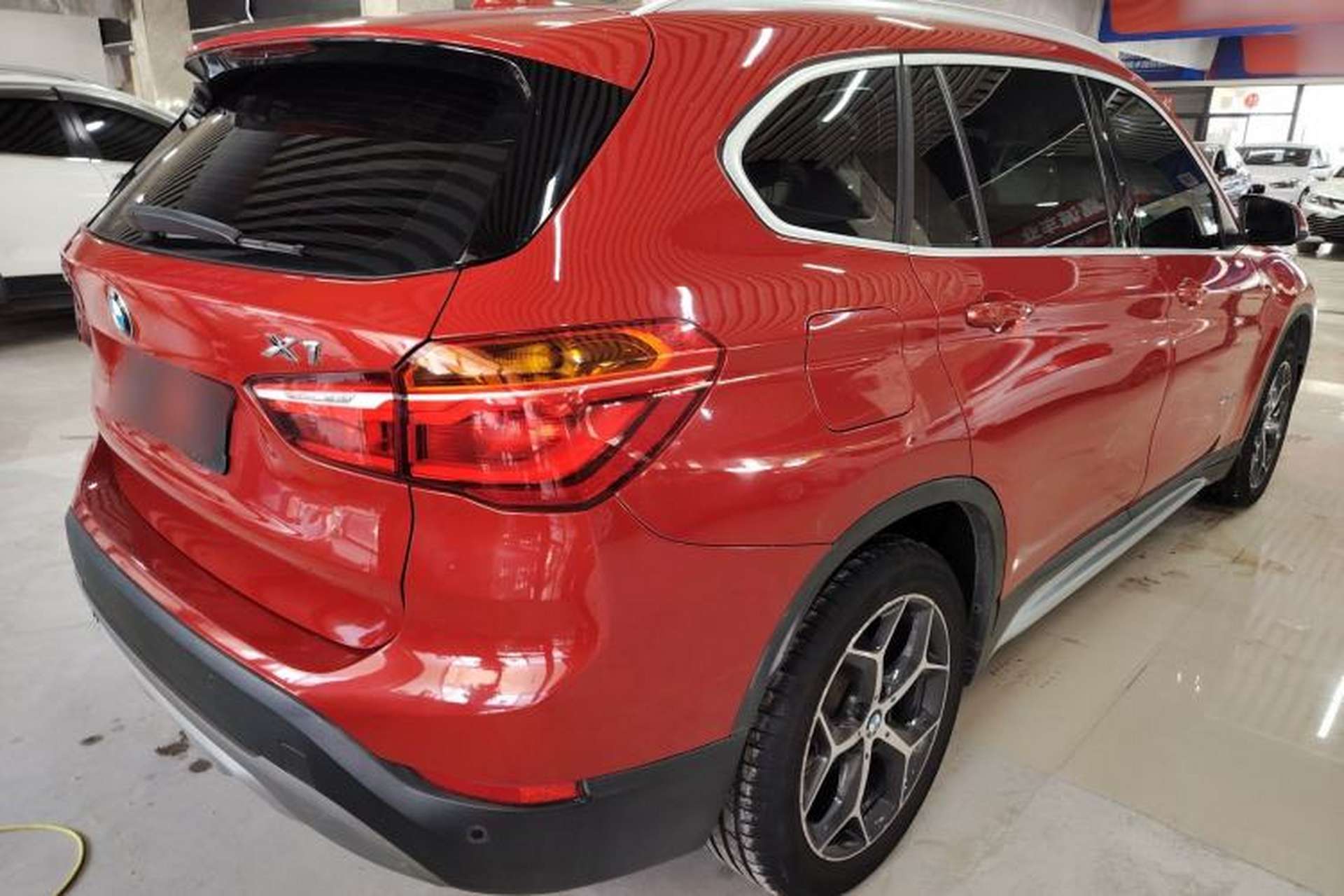 Used BMW X1 2018 sDrive18Li Luxury Model Rear Right 45 Deg