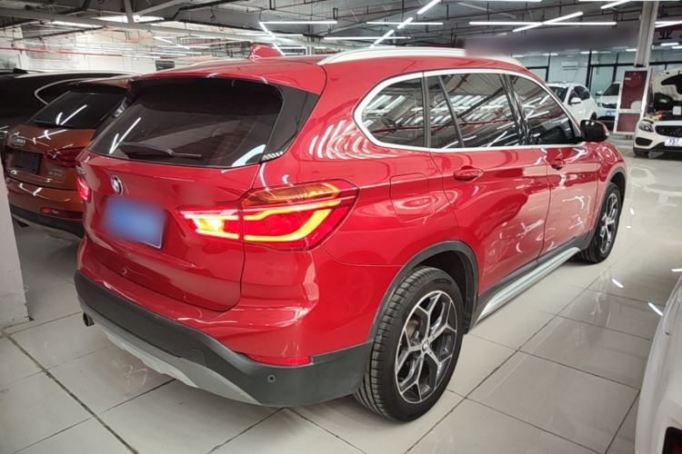 Used BMW X1 2018 sDrive18Li Luxury Model Rear Right 45 Deg