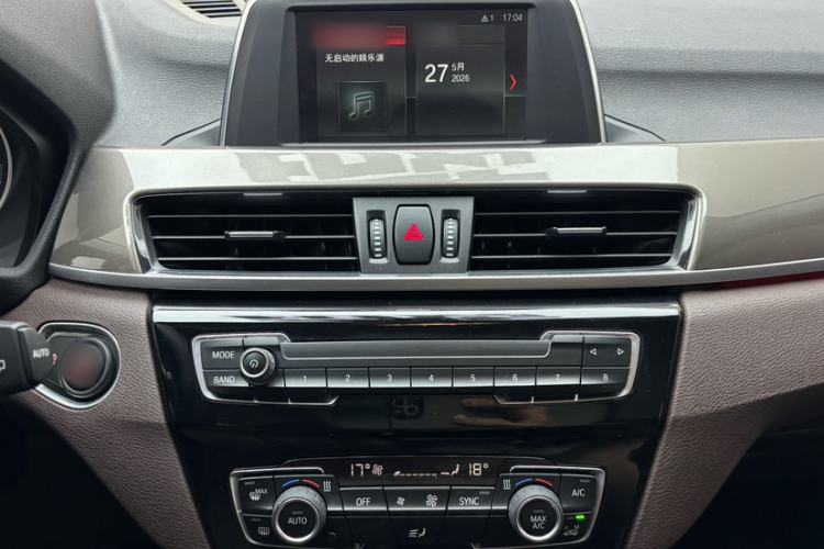 Used BMW X1 2018 sDrive18Li Luxury Model Audio And AC Panel