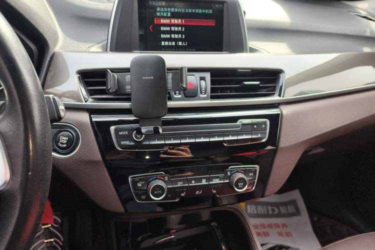 Used BMW X1 2018 sDrive18Li Luxury Model Audio And AC Panel