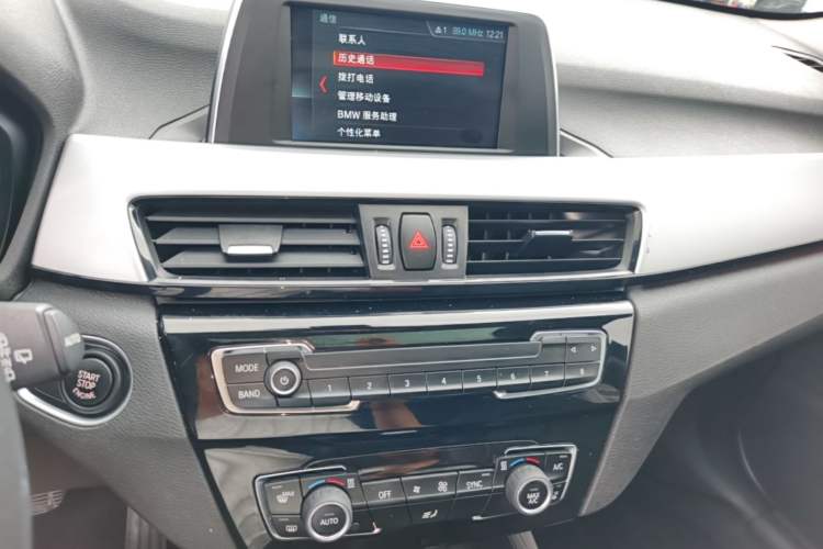 Used BMW X1 2018 sDrive20Li Leading Model Audio And AC Panel