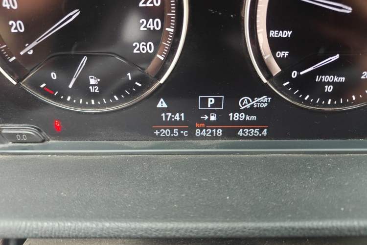 Used BMW X1 2018 sDrive18Li Luxury Model Odometer Close Up